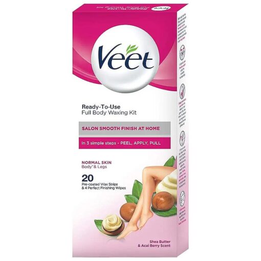 Veet Full Body Waxing Kit - Normal Skin ( Pack of 1 )