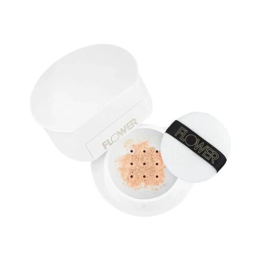 Flower Beauty Miracle Glow Satin Finishing Powder - Satin Makeup Finishing Powder with Oil Absorbing Formula, Light Diffusing with Ambient Glow ( Satin )