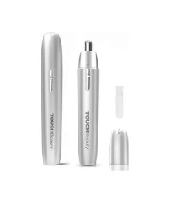 TOUCHBeauty Nose Hair Trimmer for Women : Facial Hair Remover Battery Powered - Hair Trimmer for Nose, Ear, Neckline, Eyebrow