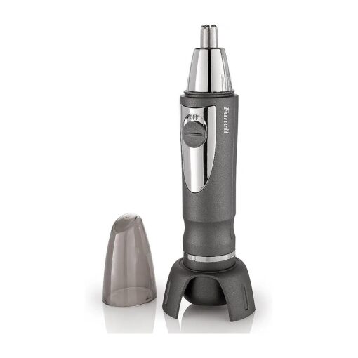 Fancii Professional Nose & Ear Hair Trimmer with LED Light, Water Resistant, Stainless Steel Blades, and Battery Power