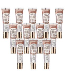 KISS Broadway Clear Lip Gloss 0.47oz/14ml 12Pcs ( Coconut Oil )