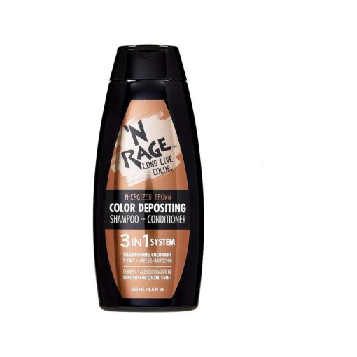 N Rage Color Depositing Shampoo + Conditioner 3 in 1 System ( N-Ergized Brown )