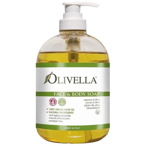 Olivella Face & Body Soap Bath Soaps 16.9 oz ( Pack of 2 )