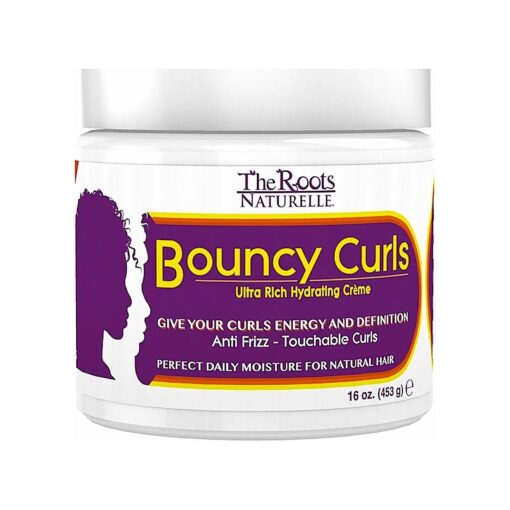 The Roots Naturelle Curly Hair Products Bouncy Curls ( 16 Ounce ), Anti-Frizz Cream .