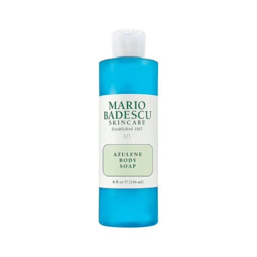 Mario Badescu Azulene Body Soap, Gentle Bath Wash to Soften, Nourish & Cleanse, Comforting Chamomile-Infused Formula for Dry or Sensitive Skin