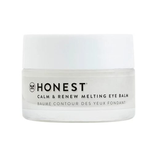 Honest Beauty Calm + Renew Anti-Aging Melting Eye Balm for Sensitive + Dry Skin | Shea Butter, Argan Oil, + Aloe | EWG Verified, Vegan + Cruelty Free | .5 fl oz