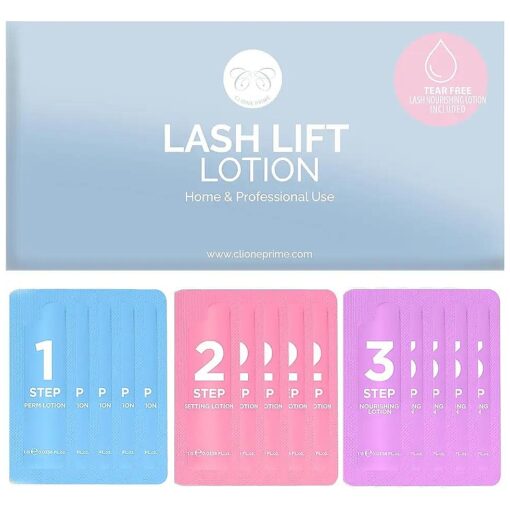 Lash Lift Lotion - 15 Pcs Eyebrow Lamination Eyelash Perm Home & Professional Use Eyelash Lift Lash Perm Made in Korea