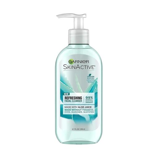 Garnier SkinActive Face Wash with Aloe Juice, For Dry Skin, 6.7 fl, oz .