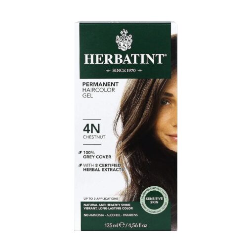 Hair Color 4N Chestnut Kit By Herbatint