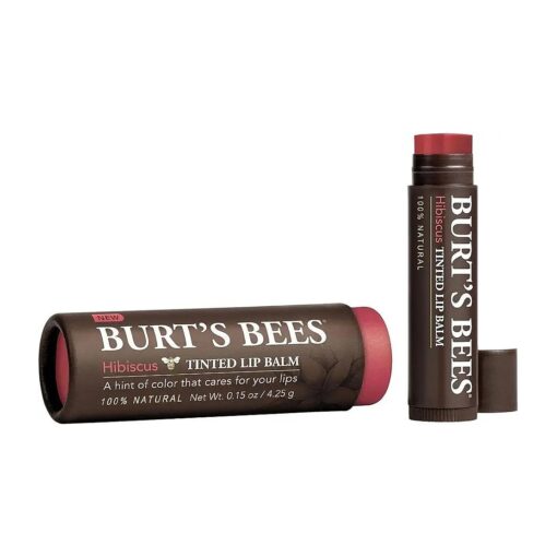 BURTS BEES Hibiscus Tinted Lip Balm, 4.25 GR