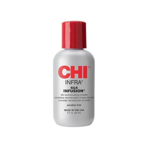 CHI Infra Silk Infusion, Leave-In Reconstructing Treatment To Strengthen & Protect All Hair Types, Alcohol-Free, 2 Oz