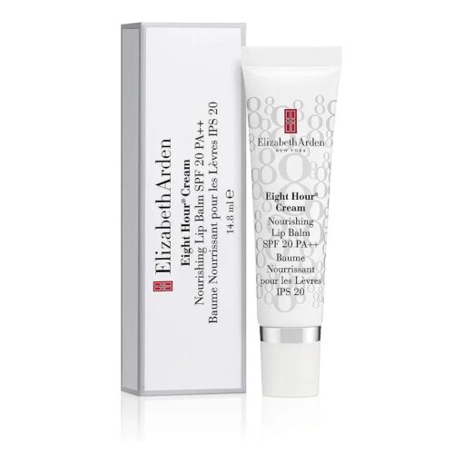 Elizabeth Arden Eight Hour Cream Nourishing Moisturizing Lip Balm, Broad Spectrum Sunscreen SPF 20, 0.5 Ounce