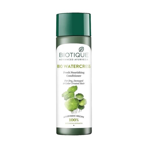 Biotique Bio Watercress Fresh Nourishing Conditioner For Dry damaged, Color Treated and Perm, 120 ml