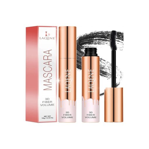 Luxury Line : Mascara - Nourishing & Fabulous, Makes You Look Unforgettable, Smooth and Creamy Texture, Long Lasting Black Waterproof - Vegan And Cruelty Free .