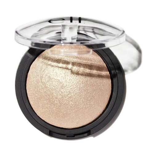 e.l.f, Baked Highlighter, Sheer Shimmering Color, Moonlight Pearls, 0.16 Ounce