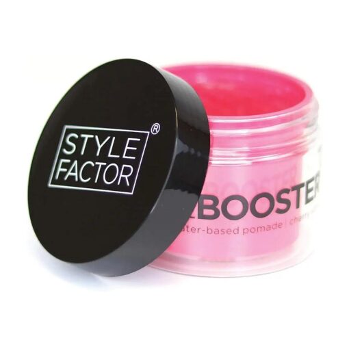 EDGE BOOSTER Style Factor Strong Hold Water-Based Pomade - Super Shine & Moisture 3.38oz ( CHERRY )