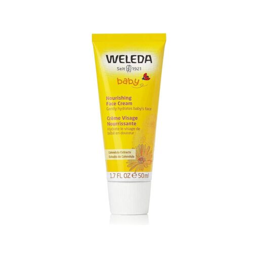 Weleda Baby Calendula Nourishing Face Cream, 1.7 Fluid Ounce, Plant Rich Moisturizer with Calendula and Lanolin