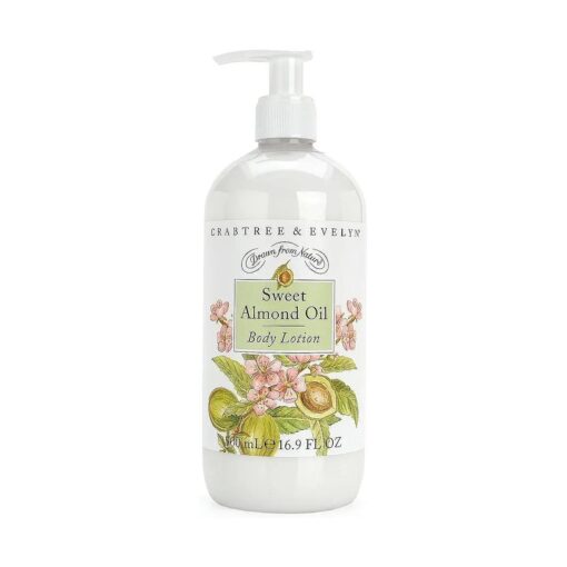 Crabtree & Evelyn Body Lotion, Sweet Almond Oil, 16.9 Fl Oz