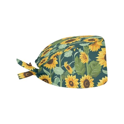 Novelty Printed Cap with Sweatband Women Men Adjustable Tie Back Hats for Paiting