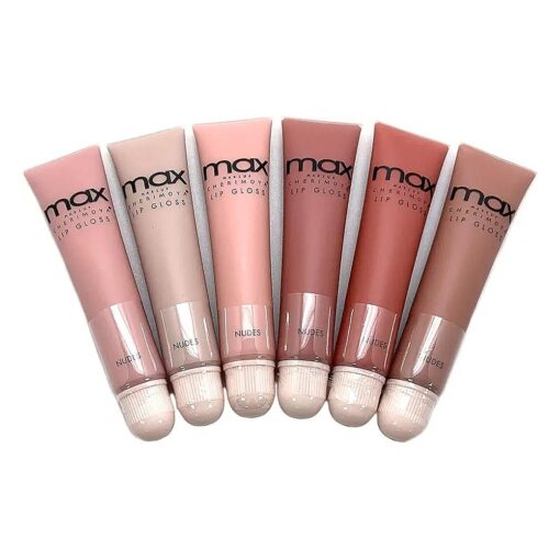 MAX Makeup Lip Polish Nude Gloss ( 6-pc )