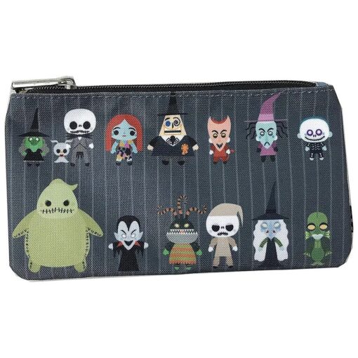 Loungefly Disney Nightmare Before Christmas Chibi Characters Cosmetic Pouch Bag