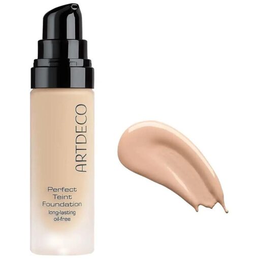 ARTDECO Perfect Teint Foundation - Light Bisque Ndeg16 - Lightweight Liquid Formula - Medium to Full Coverage - Without Mask-Like Effect - Conceals Imperfections - Vegan Makeup - Hyaluron - 0.67 Fl Oz