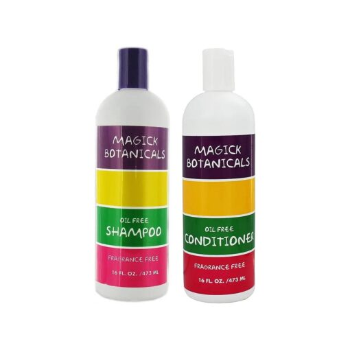 Oil Free and Fragrance Free Shampoo & Conditioner Bundle 16 oz Each