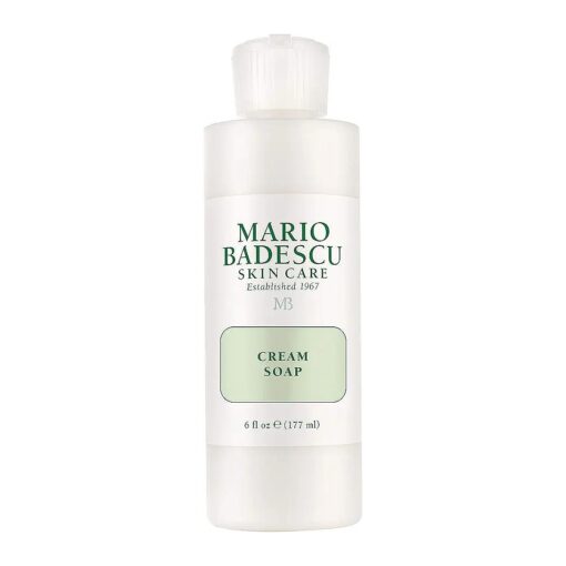 Mario Badescu Cream Soap - Oil-Free and Fragrance-Free Gentle Facial Cleanser for Women and Men - Conditions and Cleanses for Soft and Nourished Skin - Cream Cleanser Face Wash