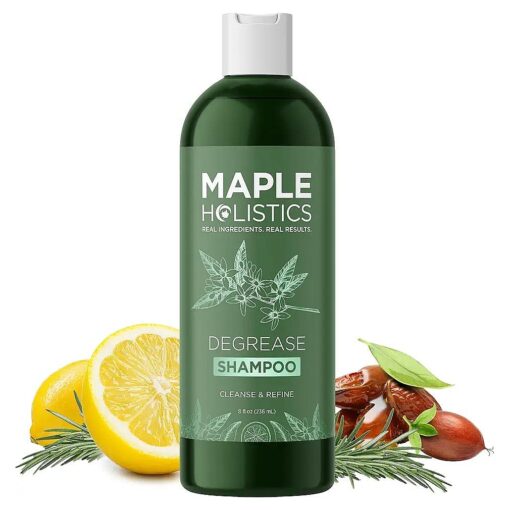 Degrease Shampoo for Oily Hair Care - Clarifying Shampoo for Oily Hair and Oily Scalp Care - Deep Cleansing Oily Hair Shampoo for Greasy Hair and Scalp Cleanser for Build Up with Essential Oils