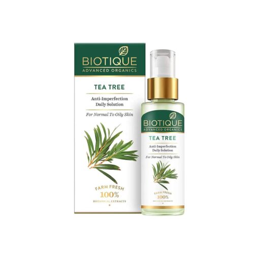 Biotique Tea Tree Anti-Imperfection Daily Solution Face Serum, for Normal to Oily Skin, 30ml