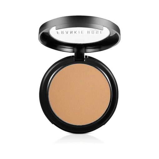 Frankie Rose Cosmetics Powder Foundation - Full Coverage Face Powder For Pores & Imperfections, Evens Out Skin Tone & Shine-Control | 58 Grams ( Olive )