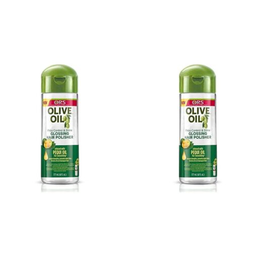 ORS Olive Oil Frizz Control and Shine Glossing Hair Polisher 6 Ounce ( Pack of 2 )