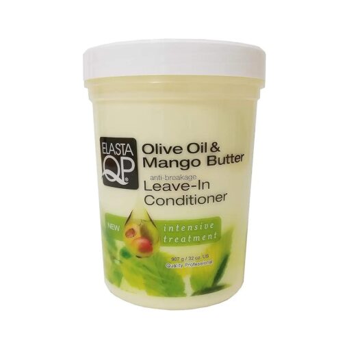 Elasta QP Olive Oil & Mango Butter Leave-In Conditioner, 32oz