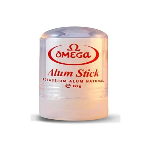 Omega Potassium Alum Stick After Shave Shaving Facial Toner Treatment of Razor Cuts & Nicks