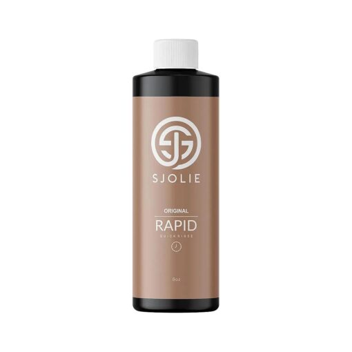 SJOLIE Rapid Spray Tan Solution - Ultra One Hour Express Tan - Olive Base | Sunless Tanner for a Fast Drying, Vegan-Friendly, Radiant Glow ( 8oz )