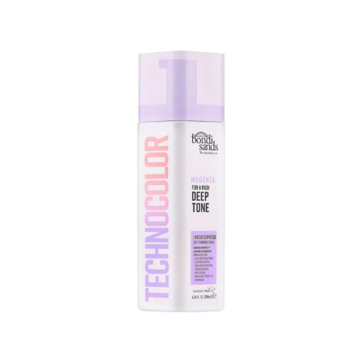 Technocolor 1 Hour Express Self Tanning Foam, Innovative Formula, Hydrates for Natural Enhanced Skin Results, Available in 4 Shades