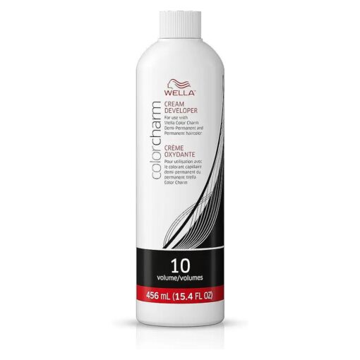 WELLA Color Charm 10 Vol Cream Developer, for Optimal Gray Blending and Rich, Multi-Dimensional End Results, 15.4 oz