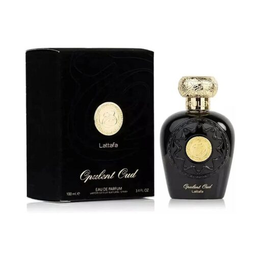 Lattafa Opulent Oud for Unisex Eau de Parfum Spray, 3.4 Ounce