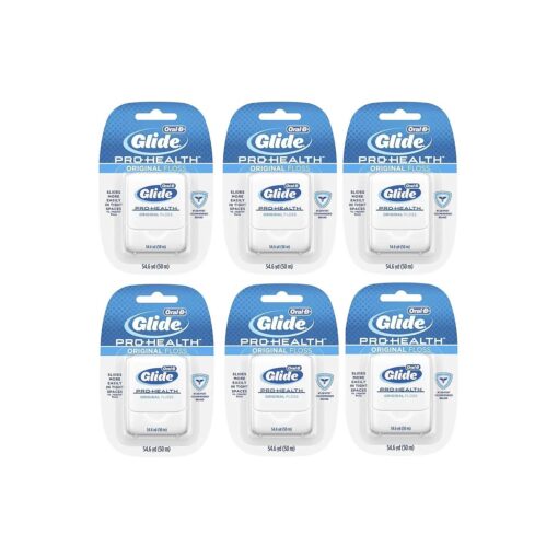 Oral-B Glide Pro-Health Dental Floss, Original Floss, 50m, Pack of 6