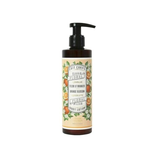 Panier des Sens - Orange Blossom Body Lotion for Dry Skin - Hydrating Body Cream for Women - Fluid Body Moisturizer with Shea Butter & Olive Oil - 97 % Natural Ingredients Body Care - 8.45 Floz