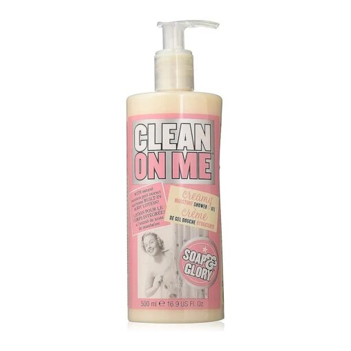 Soap & Glory Clean On Me Shower Gel and Body Lotion