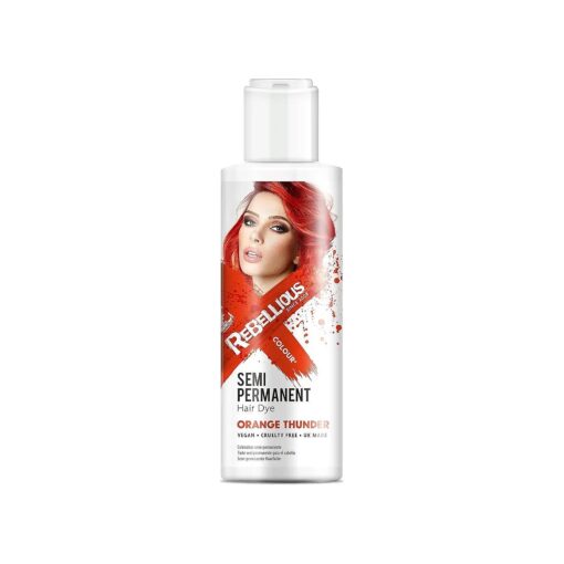 Rebellious Colours Semi-Permanent Hair Dye 70ml ( Orange Thunder )