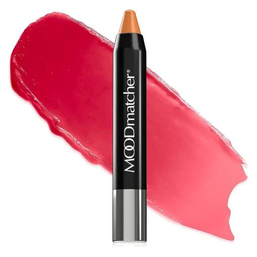 MOODmatcher Twist Stick Original Color-Change Lipstick, Red-12 Hour Long Wear, Waterproof, Ultra Hydrating With Aloe & Vitamin E, Smudgeproof, faderproof & Kissproof ( Orange )