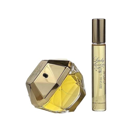 Paco Rabanne Lady Million 2 Piece Set ( 2.7 Ounce Eau De Parfum Spray + 20ml Travel Spray )