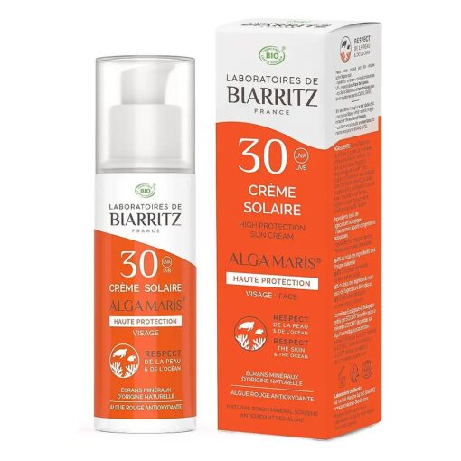 Organic Alga Maris Face Sunscreen SPF 30 50ml