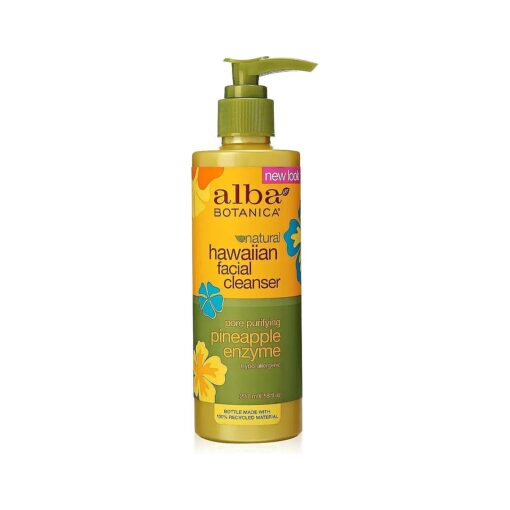 Alba Botanica Hawaiian Enzyme Face Cleanser, Pineapple, 8 oz