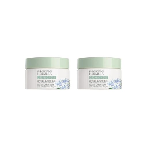 Physicians Formula Organic Face Cream Formula Organic Wear Natural Rejuvenating Face Cream, Lifting And Glowing Mask, Anti-Aging Face Moisturize, Reduce wrinkles, Firm And Brighten ( Pack of 2 )