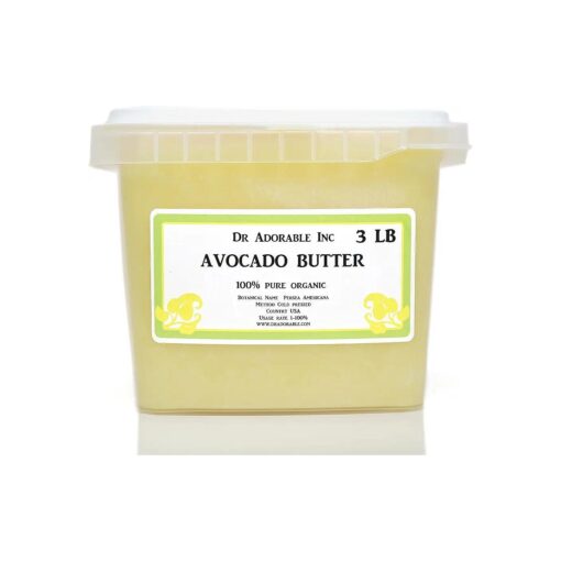 Dr Adorable - 3 lb - Avocado Butter - Refined Pure Natural Organic Raw