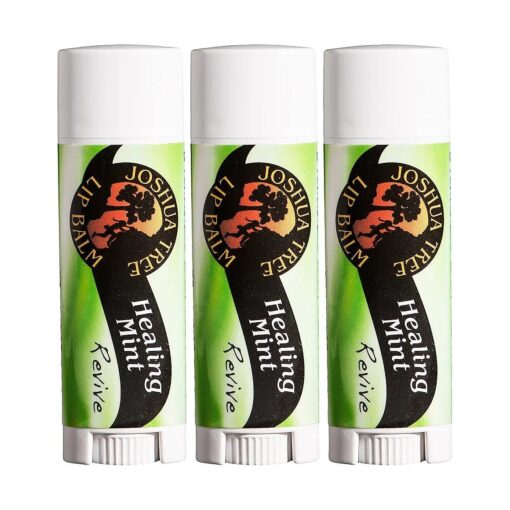 Joshua Tree Healing Mint Revive Organic Lip Balm ( Pack of 3 )