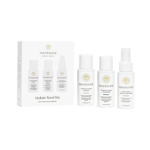 Innersense Organic Beauty - Natural Hydrating Travel Hair Trio | Non-Toxic, Cruelty-Free, Clean Haircare